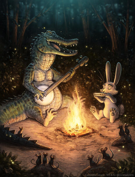 Campfire friends